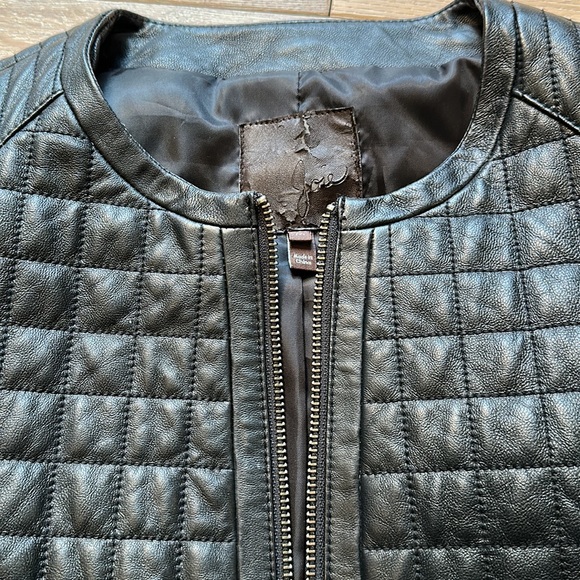 EUC Joie Leather Biker Jacket - Picture 7 of 12